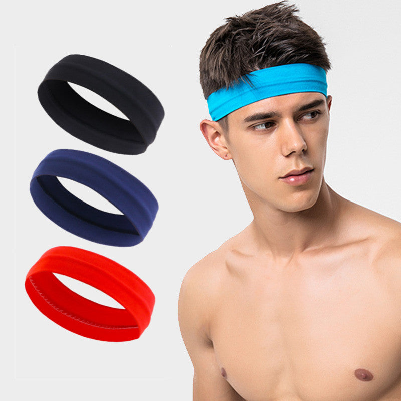 Fitness, Qaçış, Velosiped sürmə, Dırmanma üçün 1pc Kişilər üçün sürüşməyən tərləmə əleyhinə baş bandı
