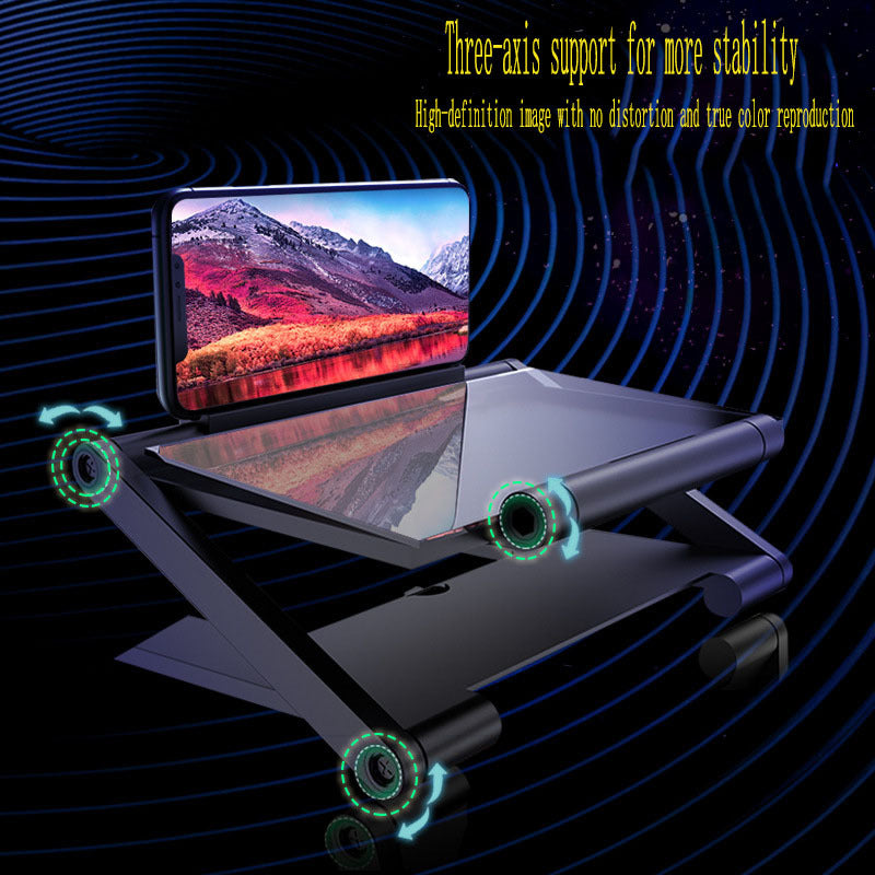 Ultra HD Celly Telefon Ekranı Amplifikasi, Qatlanan Portativ Masaüstü Stend, Tənzimlənən Hündürlük, Batareya Tələb Edilmir, Film və Video Baxmaq üçün Təkmilləşdirilmiş Təcrübə