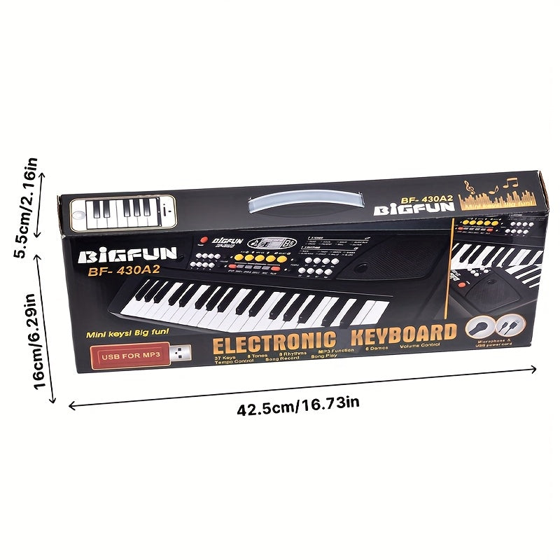Portativ Rəqəmsal Pianino, Mikrofon, USB və Flash Sürücü Portu ilə