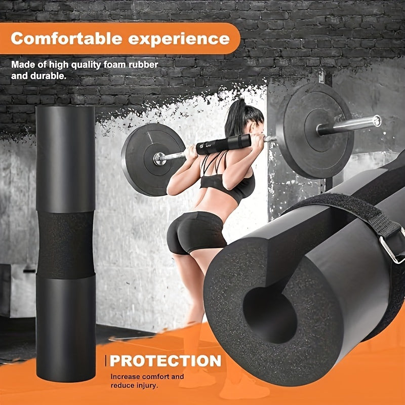 Hip Thrust & Barbell məşq yastığı, qalınlaşdırıcı köpük çiyin yastığı, idman zalı üçün ağır atletika, güc məşqləri üçün mükəmməldir