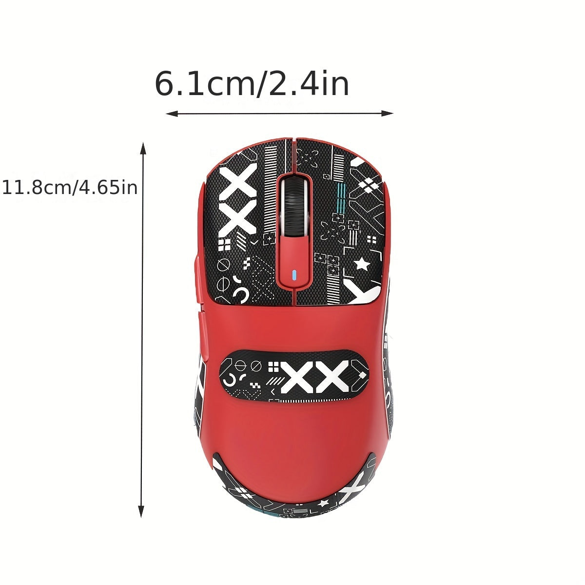 ATTACK SHARK X3 49g SUPERLIGHT Siçan, PixArt PAW3395 Oyun Sensoru, 2.4G Simsiz/Simli Oyun Siçanı, 6 Tənzimlənən Rezolyusiyası 26000, 200 Saat Batareya, Win11/Xbox/PS üçün Ofis Siçanları