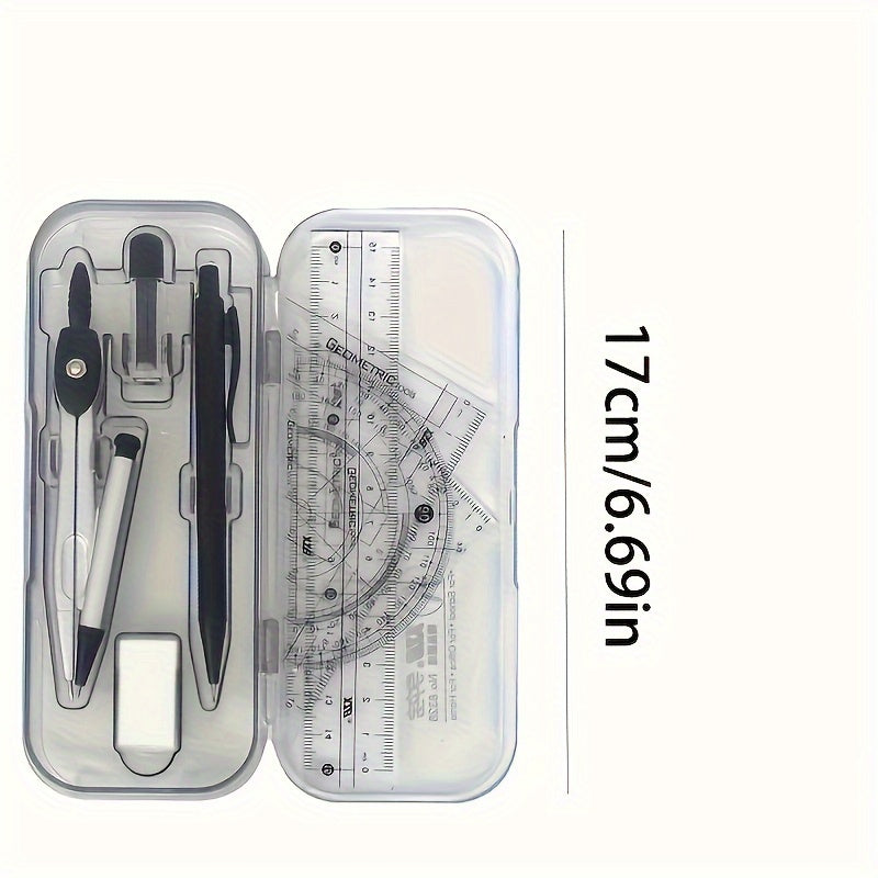 Düzgün geometrik çizimlər üçün professional şəffaf  dəstəy